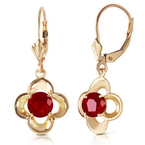 Autumn Serenity Ruby Earrings