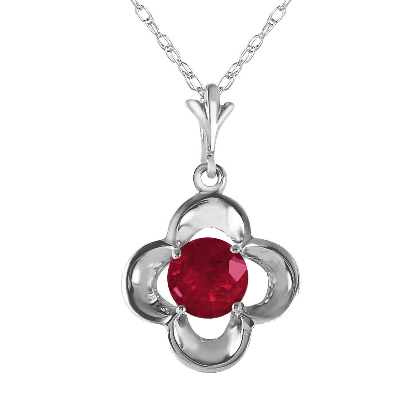 Autumn Serenity Ruby Necklace