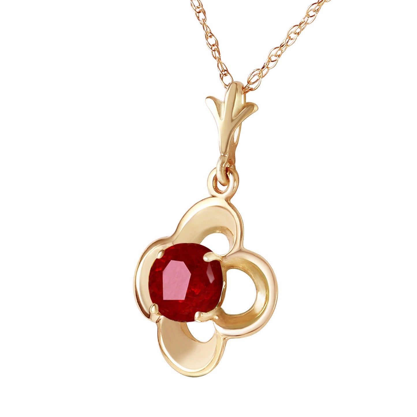 Autumn Serenity Ruby Necklace