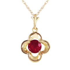 Autumn Serenity Ruby Necklace