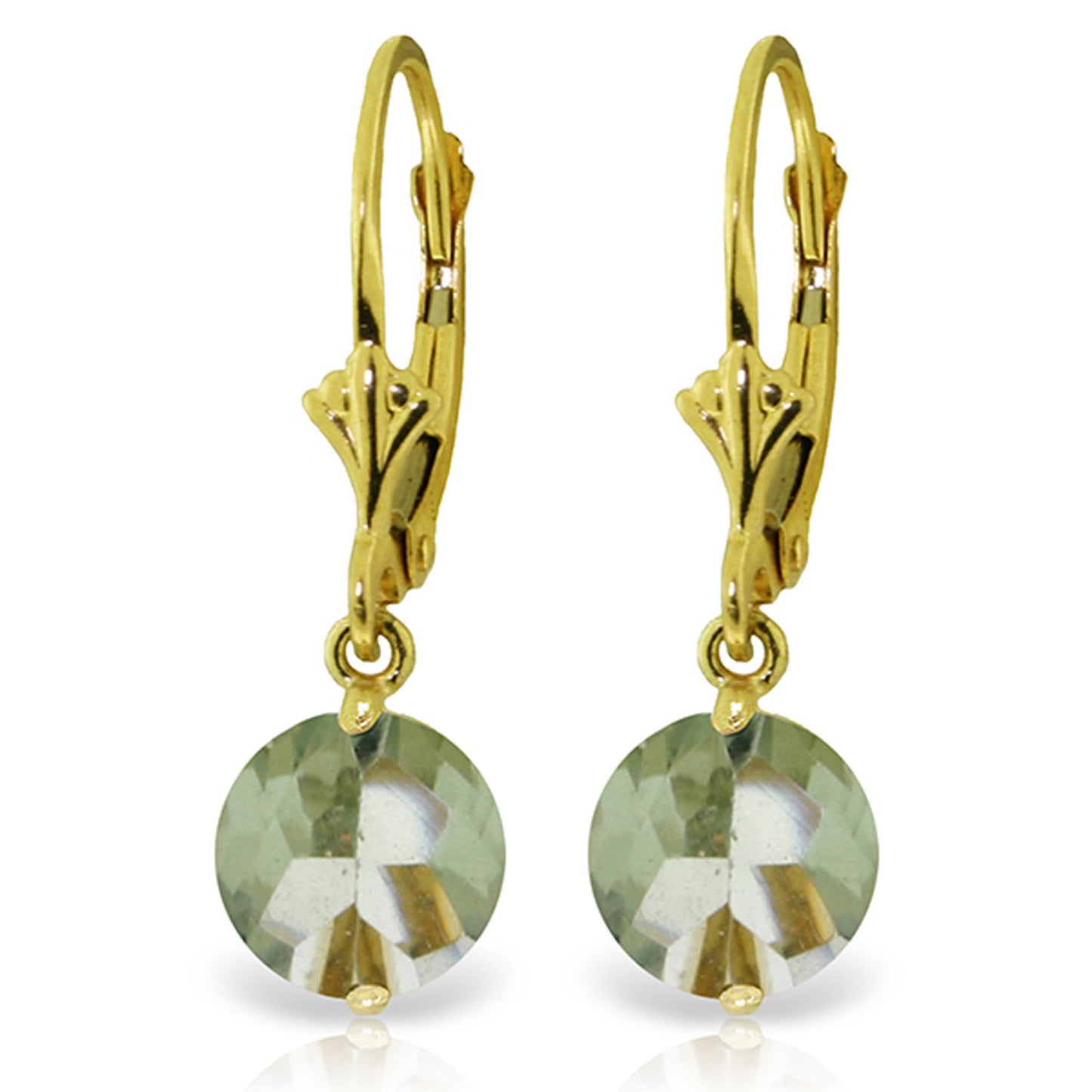 Eternal Gem Green Amethyst Earrings