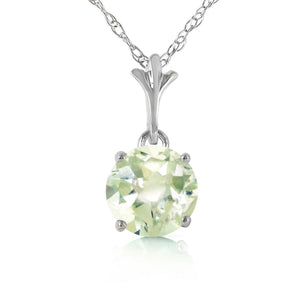 Solo Sphere Green Amethyst Necklace