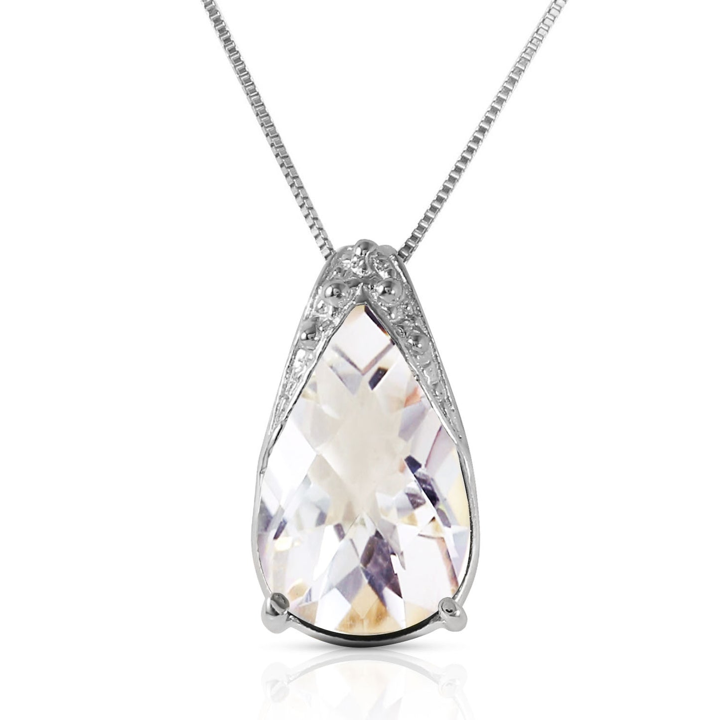 Moonlit Serenity White Topaz Chain