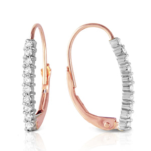 Cascading Drops White Topaz Earrings