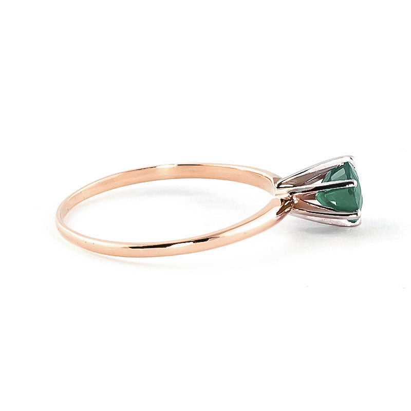 Subtle Serenity Emerald Ring