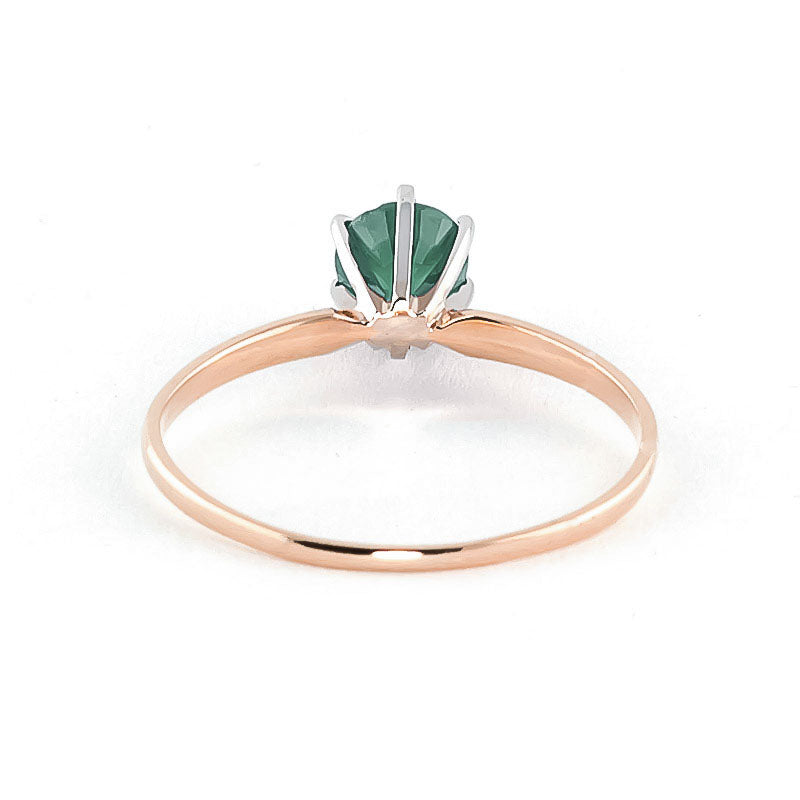 Subtle Serenity Emerald Ring