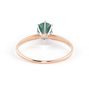 Subtle Serenity Emerald Ring