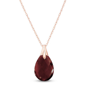 Glistening Glow Garnet Necklace