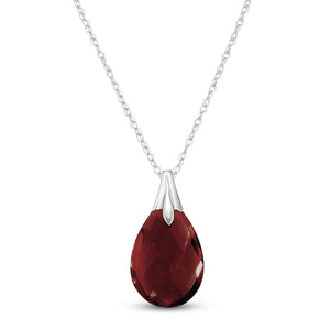 Glistening Glow Garnet Necklace