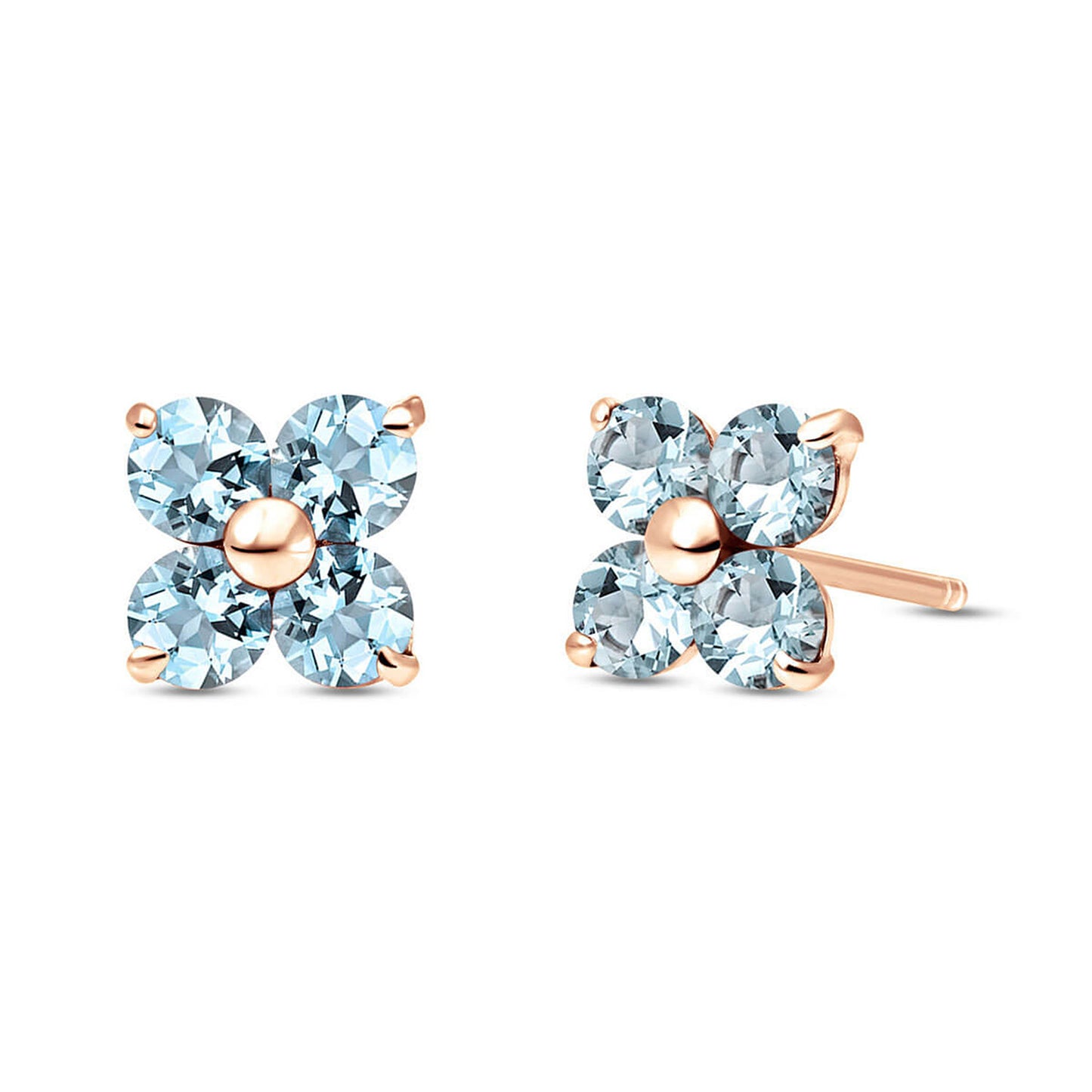 Garden Gem Aquamarine Earrings