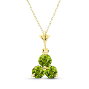 Trinity Gems Peridot Necklace