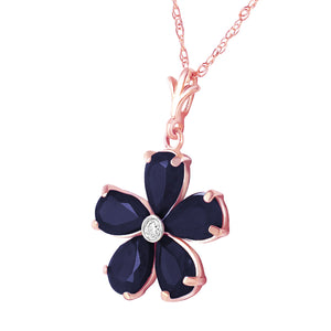 Gilded Petal Sapphire Chain