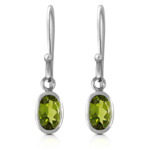 Swaying Silhouette Peridot Earrings