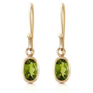 Swaying Silhouette Peridot Earrings