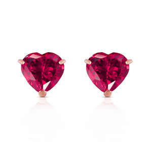 Eternal Love Ruby Stud Earrings