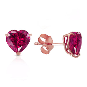 Eternal Love Ruby Stud Earrings