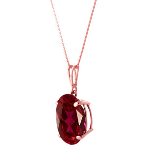 Graceful Glow Ruby Necklace