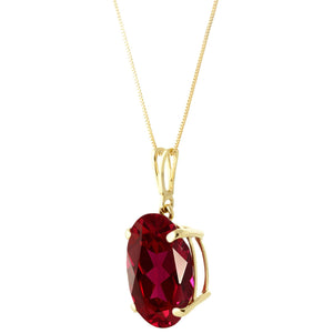 Graceful Glow Ruby Necklace
