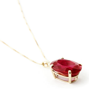 Graceful Glow Ruby Necklace