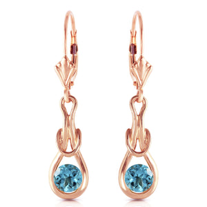 Dreamweaver Blue Topaz Earrings