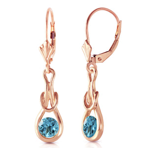 Dreamweaver Blue Topaz Earrings