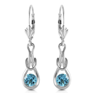Dreamweaver Blue Topaz Earrings