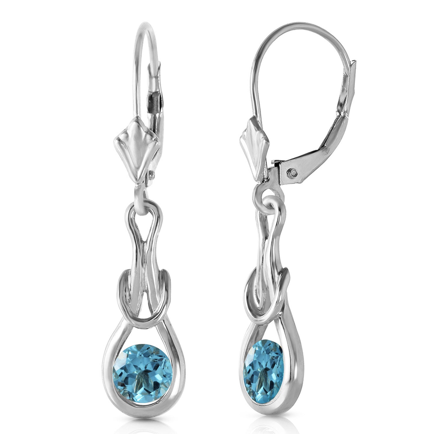 Dreamweaver Blue Topaz Earrings