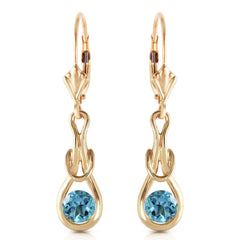 Dreamweaver Blue Topaz Earrings