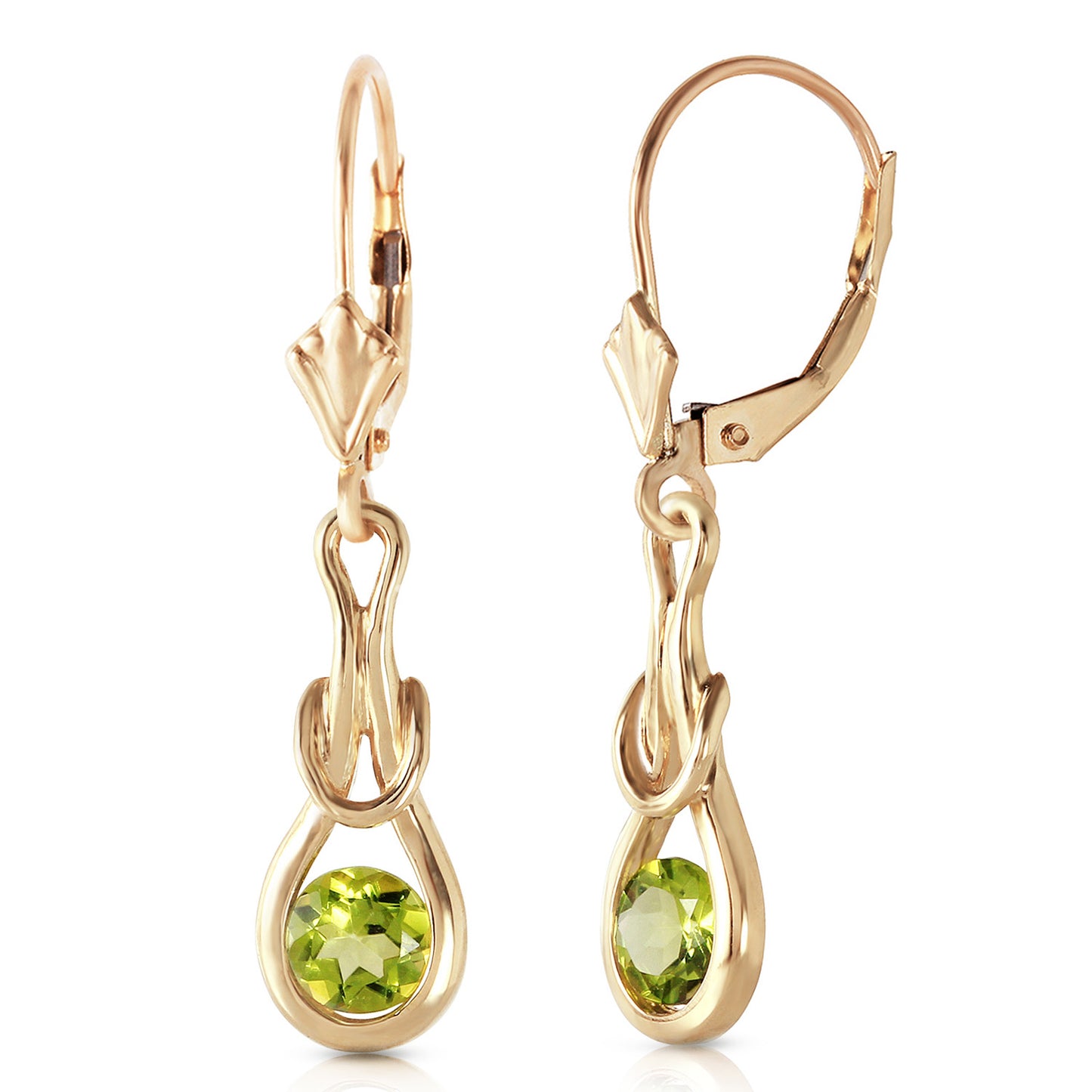 Lockstone Peridot Earrings