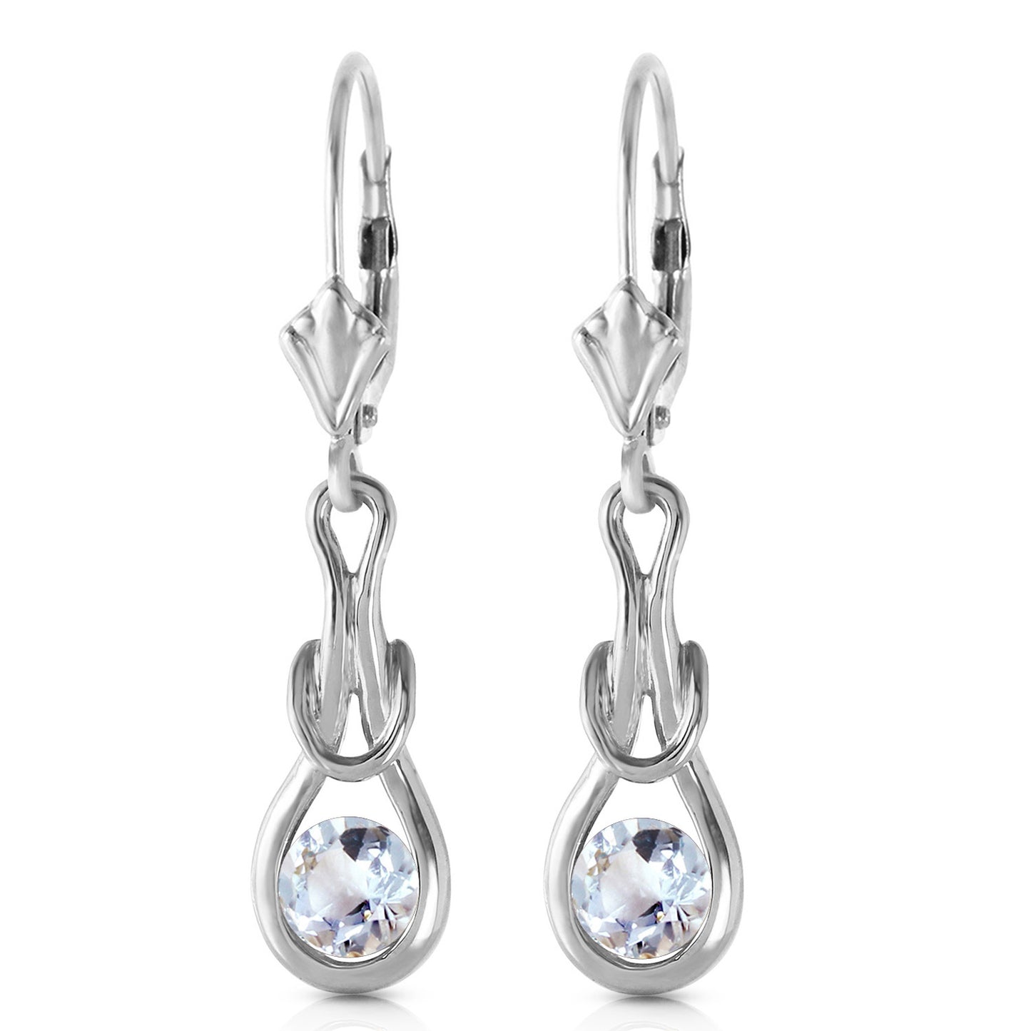Lockstone Aquamarine Earrings