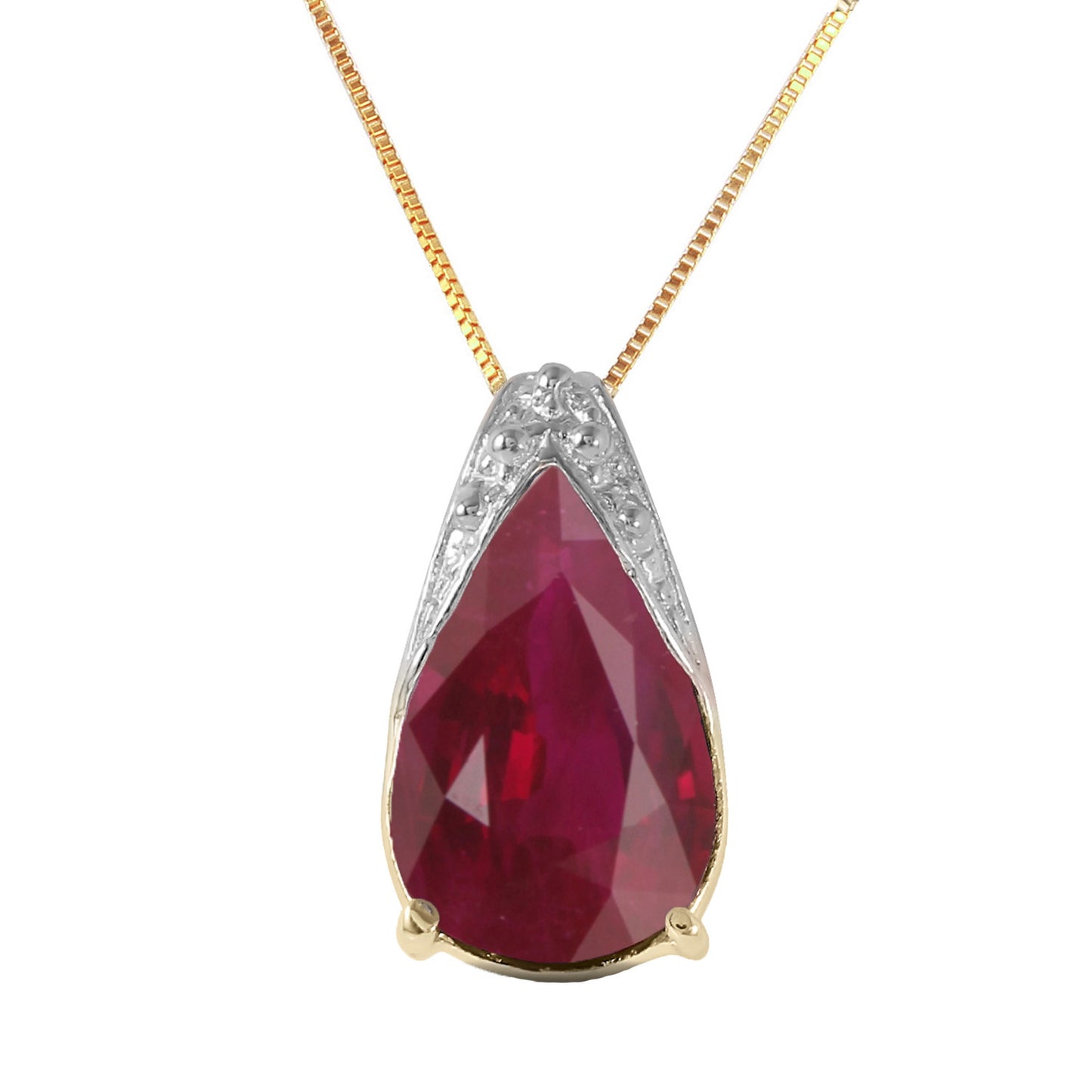 Moonlit Serenity Ruby Chain