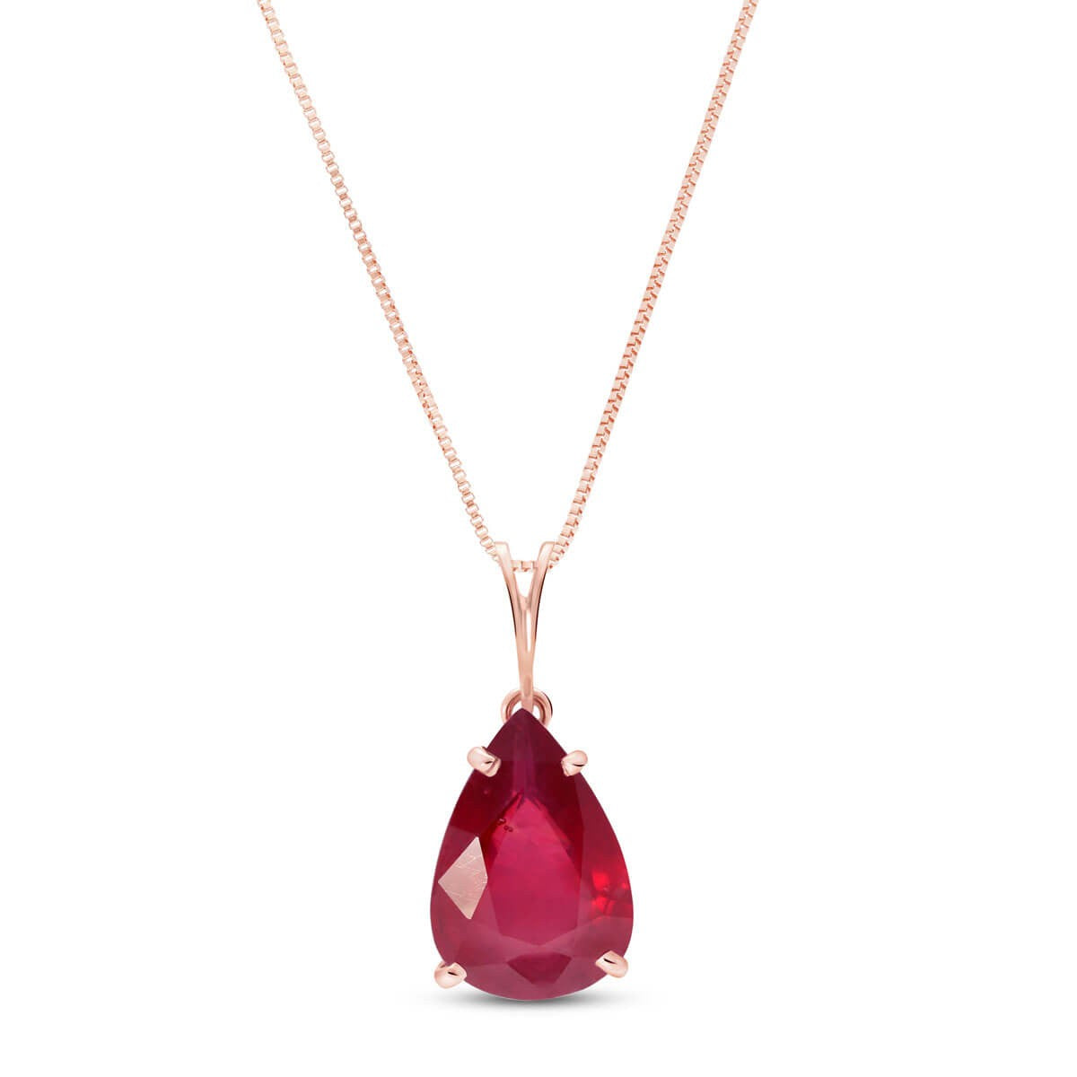 Hidden Light Ruby Necklace