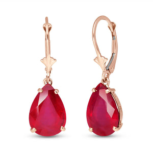 Hidden Light Ruby Earrings