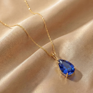 Hidden Light Sapphire Necklace