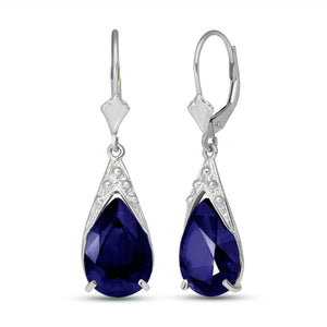 Moonlit Serenity Sapphire Earrings