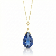 Lunar Glow Sapphire Necklace