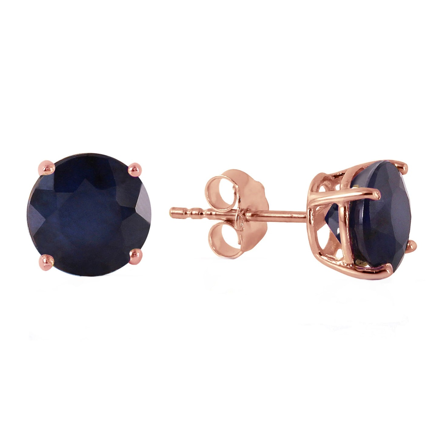 Luminous Orb Sapphire Earrings