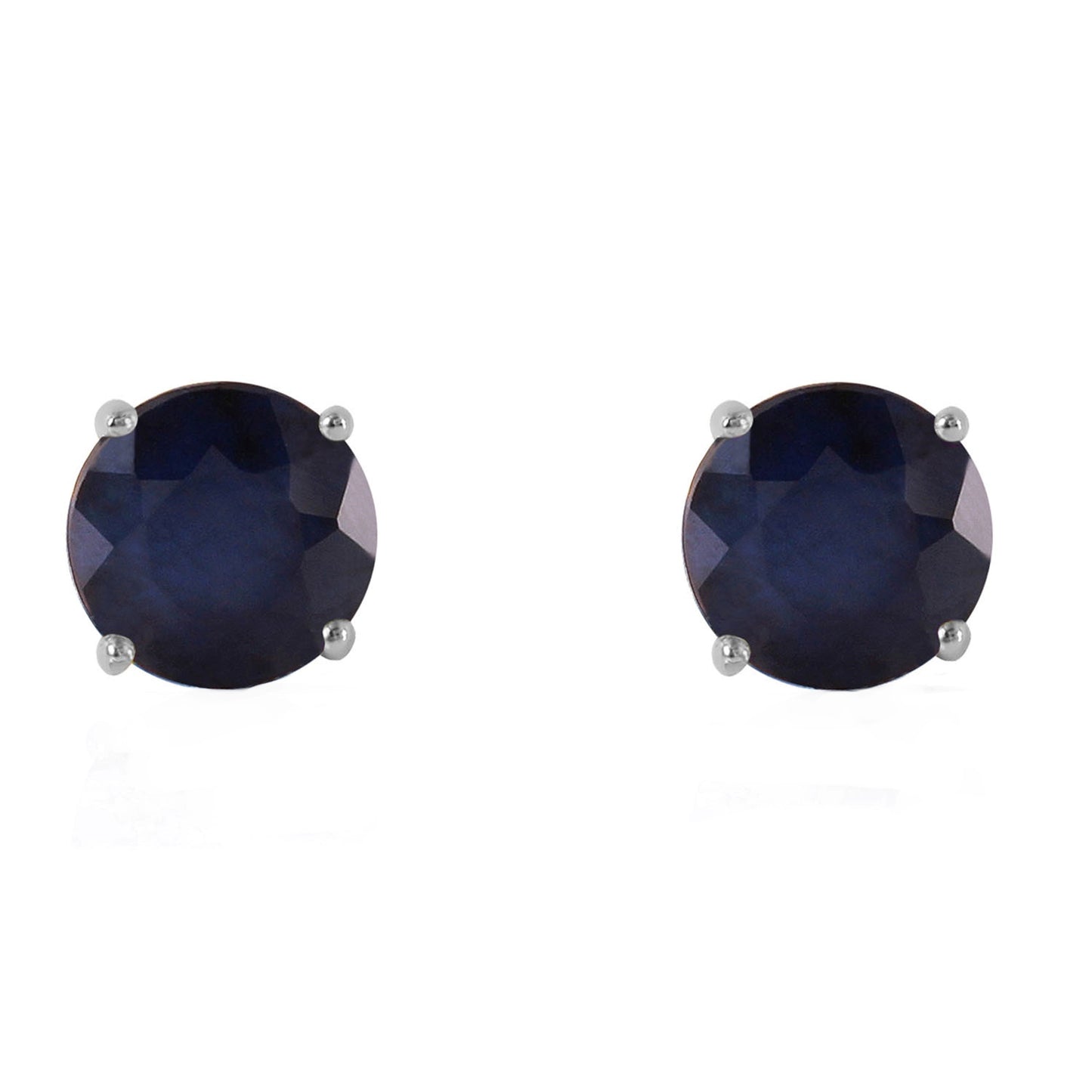 Luminous Orb Sapphire Earrings