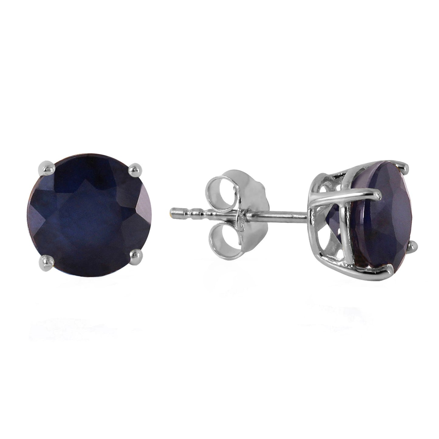 Luminous Orb Sapphire Earrings