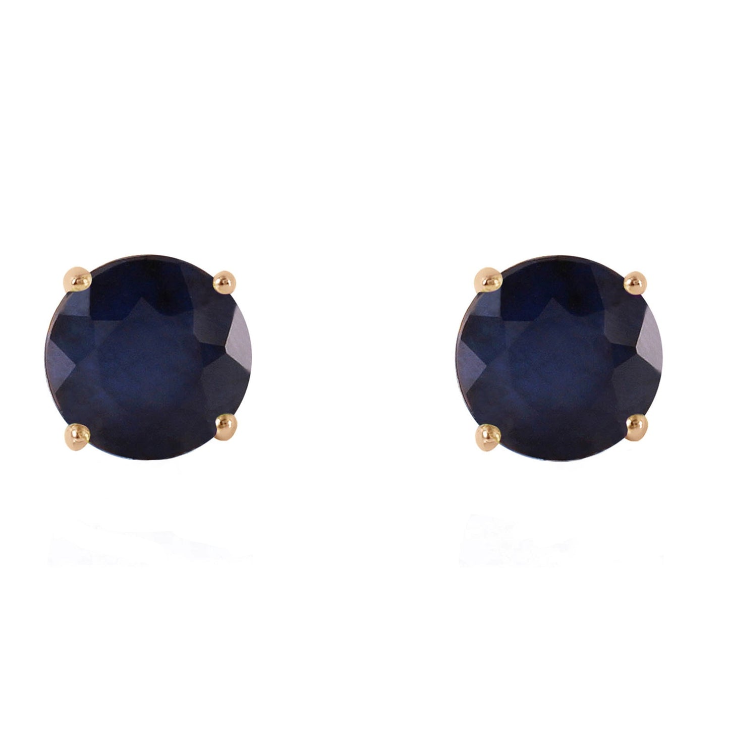 Luminous Orb Sapphire Earrings