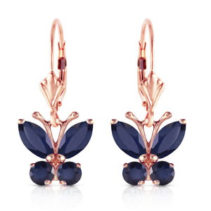 Autumn Breeze Sapphire Earrings