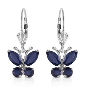 Autumn Breeze Sapphire Earrings