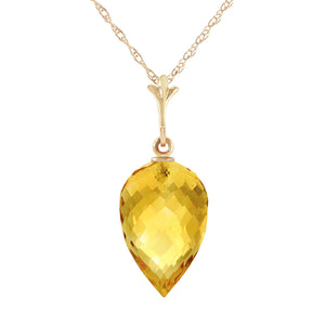 Luminous Sparkle Citrine Necklace