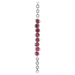 Subtle Radiance Ruby Bracelet