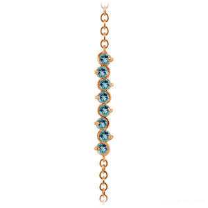 Subtle Radiance Blue Topaz Bracelet