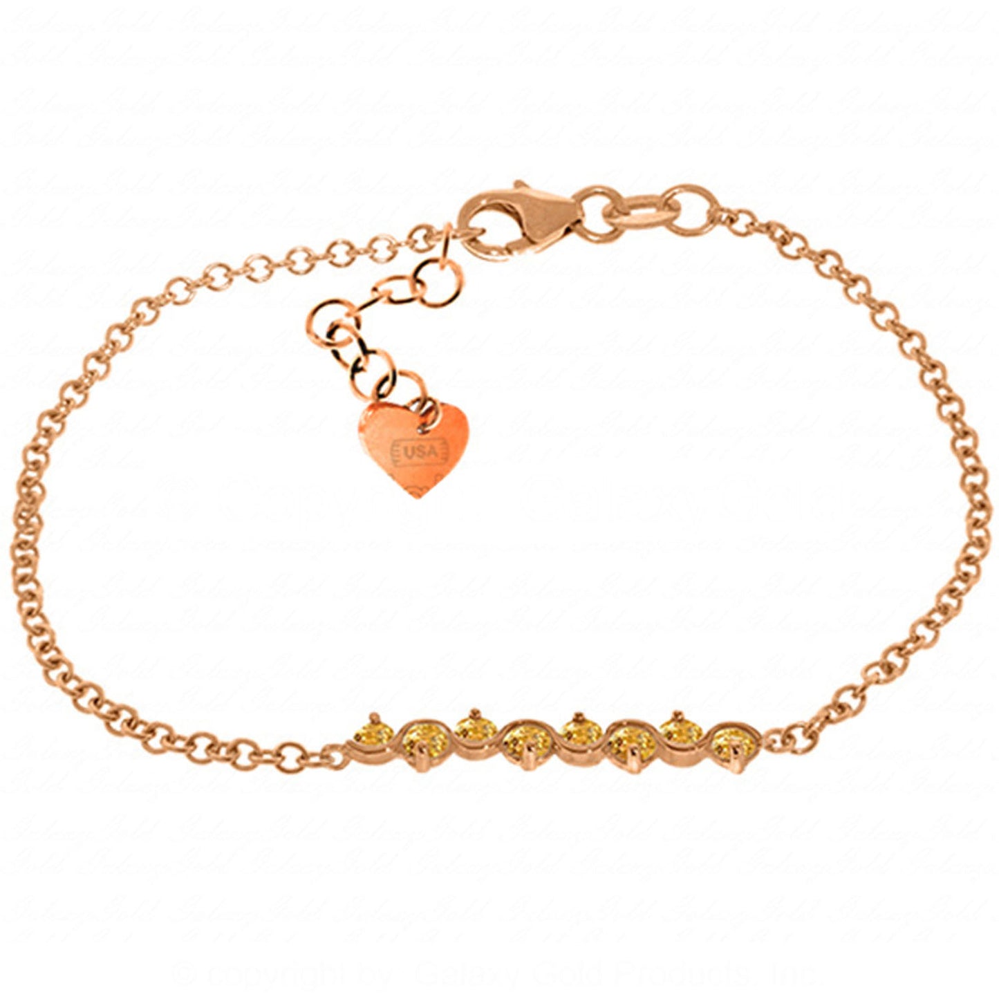 Subtle Radiance Citrine Bracelet