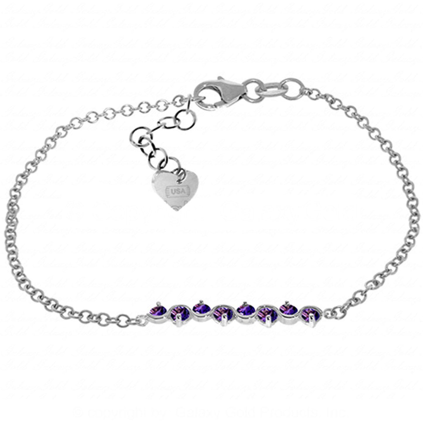 Subtle Radiance Amethyst Bracelet