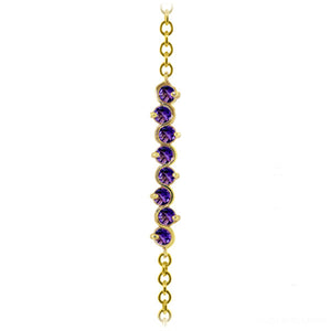 Subtle Radiance Amethyst Bracelet