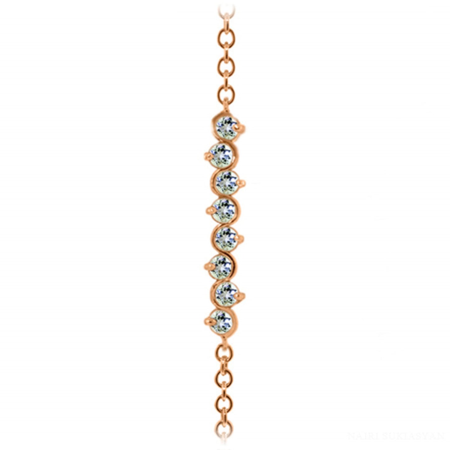 Subtle Radiance Aquamarine Bracelet