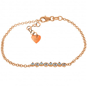 Subtle Radiance Aquamarine Bracelet